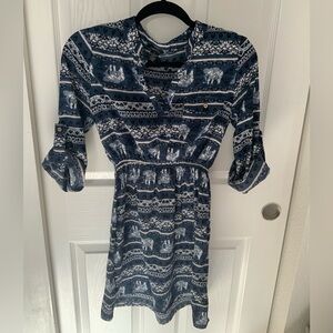 Navy blue dress size medium